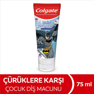 Colgate Barbie Batman Children's Toothpaste: Fun Fluoride Protection for Kids, Cavity Defense - 75ml Colgate Kids Toothpaste: Fun Fluoride Protection for Healthy Smiles children's toothpaste, fluoride toothpaste for kids, Barbie toothpaste, Batman toothpaste, toothpaste for 6 year olds, kids dental care, children's oral hygiene, cavity protection for children, kids toothpaste, fluoride toothpaste, children's dental health, oral hygiene for kids, Barbie, Batman, dental care, toothpaste, 6 year olds, kids, ch