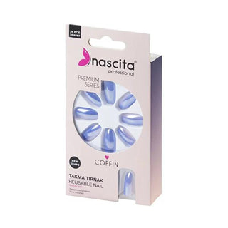 Nascita Colorful Coffin-Shaped Artificial Nails - Premium Quality, 183 Tips for Nail Art Enthusiasts Nascita Premium Colorful Coffin Nails - 183 Tips artificial nails, colorful nail tips, coffin-shaped nails, nail art supplies, premium nail tips, Nascita nail products, nail decoration, DIY nail art, beauty products, nail care, nail enhancement