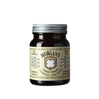 Morgan's Hair Pomade with Almond Oil and Shea Butter - Nourishing Classic Pomade for Styling and Conditioning Morgan's Hair Pomade with Almond Oil & Shea Butter hair pomade, almond oil hair care, shea butter hair product, Morgan's Pomade, classic hair styling product, hair care, grooming, styling products, nourishing hair products, moisturizing hair products, long-lasting hair products