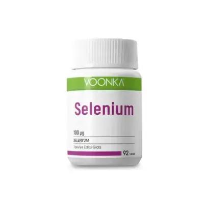 Voonka Selenium 92 Tablets - Antioxidant Support & Immune System Boost Dietary Supplement