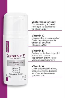 dermoskin celeritt spf 25 cream packaging, applying dermoskin celeritt spf 25 cream on skin Dermoskin Celeritt SPF 25 Cream - Anti-Pigmentation Care | 30 ml Dermoskin Celeritt SPF 25 Cream - Anti-Pigmentation Care dermoskin, spf-25, skin-care-cream, anti-pigmentation, skin-blemish-solution, uv-protection, vitamin-e, retinol, cosmetic-skin-care, ai-generated