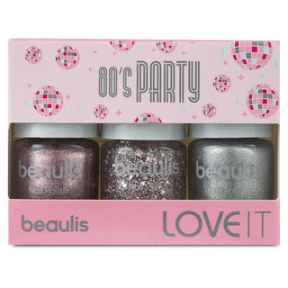 Beaulis 80's Party Nail Polish Set: Long Lasting, Glittery, Quick Dry & Chip Resistant - Bright Nostalgic Colors for Manicures & Pedicures Beaulis Nail Polish Set: 80s Glitter, Quick Dry, Long Lasting nail polish set, glitter nail polish, quick dry nail polish, long lasting nail polish, 80s nail polish, nostalgic nail colors, Beaulis nail polish, water resistant nail polish, chip resistant nail polish, bright nail colors, nail polish, glitter polish, quick dry, long lasting, 80s, nostalgic, Beaulis, water r