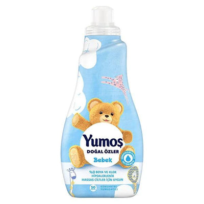 Yumoş Yumo_ Do_al …zler Baby Concentrated Fabric Softener: Hypoallergenic, Dye & Chlorine-Free - Gentle Laundry Softener