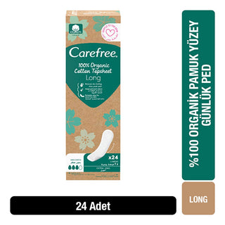 carefree-organic-cotton-daily-pad-24-count, carefree-organic-cotton-pads-on-display Carefree Organic Cotton Daily Pads - Long Wear | 24 Count Carefree Organic Cotton Daily Pads - 24 Count carefree, organic-cotton, daily-pads, feminine-care, sustainable, women, natural, recyclable, absorbent, ai-generated