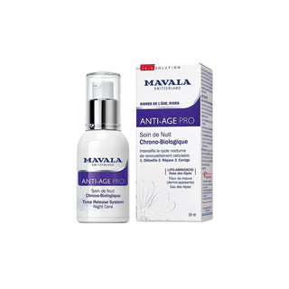 Mavala Anti-Age Pro Sustained Release Anti-Aging Night Care 30ml - Premium Nighttime Skincare Mavala Anti-Age Pro Night Care - Premium Anti-Aging Skincare anti-aging night care, Mavala Anti Age Pro, sustained release skincare, nighttime skincare routine, premium skincare products, skincare, anti-aging, night cream, sustained release system, skin rejuvenation, skin repair, premium skincare, Mavala, 30ml, 1.01 fl oz, anti-aging benefits