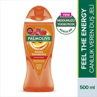 Palmolive Aroma Sensations Energizing Bath and Shower Gel with Amber Flower Extract - Natural Ingredients, Scented Bath Products, Energizing Shower Gel Palmolive Energizing Bath & Shower Gel - Natural & Scented Bath and Shower Gel, Scented Bath Products, Natural Ingredients, Energizing Shower Gel, Amber Flower Extract, Palmolive, Aroma Sensations, Bathing Essentials, Energizing Bath Products, Natural Bath Products, Shower Gel, Luxurious Bathing, Refreshing Shower Gel, Organic Bath Products