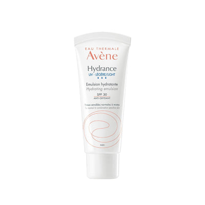 Avene Hydrance Light SPF30+ Sunscreen Moisturizer Emulsion for Sensitive & Combination Skin - 40ml