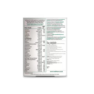 Vitabiotics Wellman 70+ Dietary Supplement for Men Over 70 - Multivitamin for Elderly Men with Ginseng, Coenzyme Q10, and Lutein Vitabiotics Wellman 70+ - Multivitamin for Men Over 70 Vitabiotics Wellman 70+, Dietary Supplement for Men Over 70, Multivitamin for Elderly Men, Men's Health Supplements, Vitamin and Mineral Supplement, Ginseng Supplement, Coenzyme Q10, Lutein, Prostate Health, Heart Health, Energy Supplement, Anti-Aging Supplement, Men's Health, Elderly Care, Nutritional Supplement, Health and W