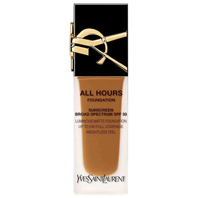 All Hours - 24H Longwear Liquid Foundation with Hyaluronic Acid & SPF 30 - Matte Finish, Waterproof & Transfer Proof