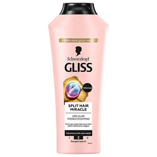 Gliss Split Hair Miracle Shampoo: Repair Damaged Hair & Seal Split Ends with Grape Seed Oil, Silicone-Free Formula - 400ml Gliss Split End Shampoo: Repair Damaged Hair, Silicone-Free split end shampoo, damaged hair repair, silicone-free shampoo, Gliss shampoo, hair repair shampoo, shampoo for split ends, grape seed oil shampoo, ionic complex shampoo, damaged hair, split ends, silicone free, hair care, hair cleansing, hair nourishment, hair repair, healthy hair, shampoo, hair, beauty, personal care, women's 