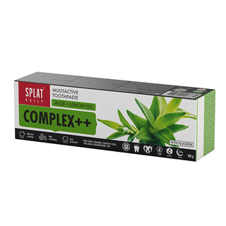 Splat Daily Complex++ Toothpaste: Aloe Vera & Calcium for Gum Health, Cavity Protection, and Fresh Breath (2.6 fl oz) Splat Daily Toothpaste: Gum Health, Cavity Defense & Fresh Breath toothpaste, daily toothpaste, gum health toothpaste, cavity protection toothpaste, fresh breath toothpaste, aloe vera toothpaste, calcium hydroxyapatite toothpaste, natural toothpaste, oral care, gum health, cavity protection, fresh breath, aloe vera, calcium hydroxyapatite, sensitive gums, teeth whitening, plaque removal, den