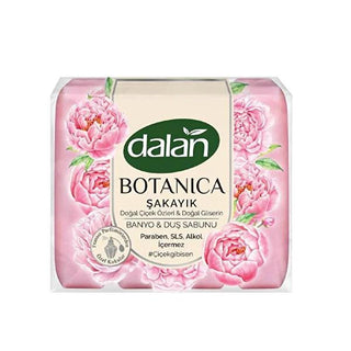 Dalan Peony Scented Soap Bar: Gentle Floral Cleansing with Glycerin, Paraben, SLS & Alcohol-Free - 4 x 150g Dalan Peony Soap: Gentle, Floral Cleansing - Paraben & SLS Free soap bar, scented soap, floral soap, glycerin soap, paraben free soap, SLS free soap, alcohol free soap, gentle cleansing soap, Dalan soap, peony scented soap, cleansing, bath, shower, skincare, floral fragrance, French perfumers, flower extracts, moisturizing, hydrating, gentle, sensitive skin, paraben-free, SLS-free, alcohol-free, daily