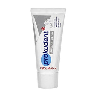Prokudent Travel-Sized Whitening Toothpaste for Adults - 20ml Compact Oral Care Prokudent Travel Toothpaste - 20ml Whitening Oral Care travel toothpaste, whitening toothpaste, sodium fluoride toothpaste, compact oral care, adult oral hygiene products, travel-sized toothpaste, oral hygiene on-the-go, travel essentials, compact toiletries, healthy smile, brighter teeth