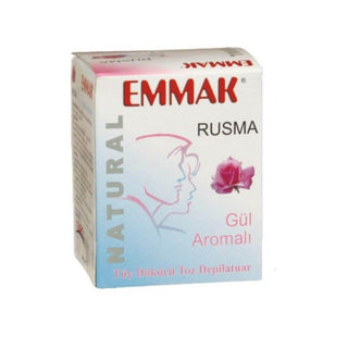EMMAK Rusma Depilatory Powder for Men and Women - Rose Scented Hair Removal Powder EMMAK Rusma Rose Scented Depilatory Powder depilatory powder, hair removal powder, unwanted hair removal, rose-scented depilatory, easy hair removal for men and women, personal care, grooming, hair removal solution, smooth skin, fragrant hair removal