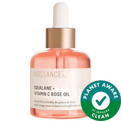 Drunk Elephant Vitamin C Rose Brightening and Firming Face Oil + Squalane - Vegan, Cruelty-Free Face Serum for Radiant S
