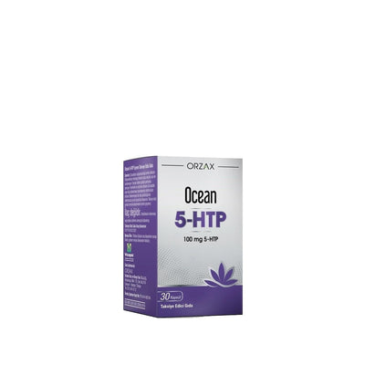 Orzax Ocean 5-HTP Dietary Supplement Capsules - 30 Count | Natural Mood & Sleep Support