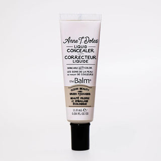 theBalm Liquid Concealer - Hydrating & Antioxidant-Rich Makeup for Under-Eye Dark Circles & Imperfections theBalm Liquid Concealer - Hydrate & Conceal liquid concealer, clean beauty, hyaluronic acid concealer, antioxidant concealer, under-eye concealer, makeup, cosmetics, beauty products, skincare, hydration, antioxidant support, natural coverage, buildable concealer, theBalm, Anne T. Dotes