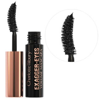 Exagger-eyes Volumizing and Curling Mascara - 28 Hour Long-Lasting, Smudge-Proof, Vegan Formula Exagger-eyes Volumizing Mascara - 28hr Long-Lasting Volumizing Mascara, Long-lasting Mascara, Smudge-proof Makeup, Vegan Cosmetics, Curling Mascara, Dramatic Lashes, Long-Wearing Formula, Hypoallergenic Makeup, Cruelty-Free Cosmetics, Sensitive Eyes Friendly, Daily Makeup Essentials, Special Occasion Makeup