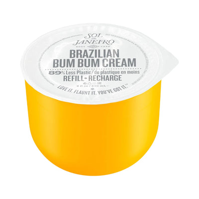 Sol de Janeiro Brazilian Bum Bum Visibly Firming Refillable Body Cream with Caffeine-Rich Guarana - Fast-Absorbing, Non-