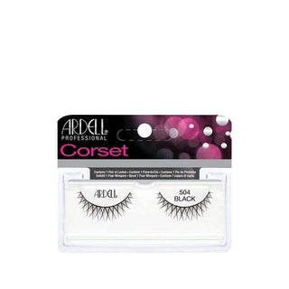 Ardell Corset False Eyelashes 504 Black - Reusable, Easy to Apply, Enhances Natural Lashes Ardell Corset False Eyelashes - Reusable & Easy to Apply False Eyelashes, Ardell Corset False Eyelashes, Black False Eyelashes, Reusable False Eyelashes, Easy to Apply False Eyelashes, Cosmetics, Beauty Products, Eye Makeup, Ardell, Corset Design, Natural Look, Everyday Wear, Special Occasion Makeup