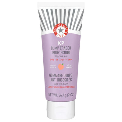 KP Bump Eraser: 10% AHA Exfoliating Body Scrub - Keratosis Pilaris Treatment for Smooth, Vegan & Cruelty-Free Skin
