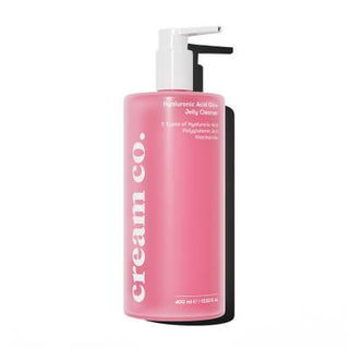 Cream Co. Hyaluronic Acid Glow Jelly Cleanser - Gentle, Moisturizing, Vegan Skincare for Sensitive Skin Cream Co. Hyaluronic Acid Glow Jelly Cleanser - Vegan & Hypoallergenic hyaluronic acid cleanser, vegan skincare, hypoallergenic cleanser, gluten-free cosmetics, moisturizing jelly cleanser, sensitive skin products, cruelty-free skincare, gentle cleanser, niacinamide benefits, PGA moisturizing, dermatologically tested products
