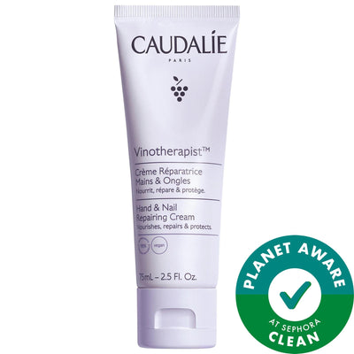 Caudalie Hand and Nail Cream - Vegan, Cruelty-Free Moisturizing Cream for Dry Hands & Nails - Antioxidant-Rich, Paraben-