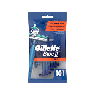Gillette Gillette Blue2 Plus Disposable Razor Blades for Men - Pack of 10, Affordable Shaving Solution Gillette Blue2 Plus Disposable Razor Blades - Pack of 10 Gillette Blue2 Plus, Disposable Razor Blades, Shaving Blades, Men's Grooming, Affordable Shaving Solutions, Gillette, Razor Blades, Shaving, Men's Shaving, Grooming Essentials