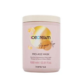 Inebrya Hair Care Mask - Argan Oil Nourishing Treatment for Shine & Moisture, Pro-Age Formula, 1000ml Inebrya Argan Oil Hair Mask for Nourished Hair Hair care mask, Argan oil hair treatment, Pro-age hair care, Nourishing hair mask, Shine enhancing hair product, Hair nourishment, Moisturizing hair mask, Luxurious hair care, Argan oil benefits, Hair health, Hair shine, Anti-aging hair care