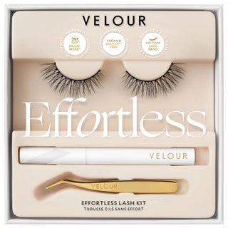 Effortless Kit: Natural False Eyelash Kit - No Trim, No Measure, Latex-Free Adhesive, Beginner-Friendly, Reusable 25+ Times Effortless Eyelash Kit: Natural, Easy, Reusable Lashes false eyelashes, lash kit, latex-free lash adhesive, easy lash applicator, natural looking lashes, reusable eyelashes, beginner-friendly lashes, no trim lashes, no measure lashes, false eyelashes for beginners, false lashes, eye makeup, makeup, cosmetic, beauty, natural lashes, reusable lashes, easy to apply lashes, quick lash appl