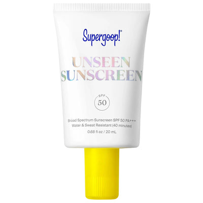 Supergoop! Supergoop. Unseen Sunscreen SPF 50: Invisible, Weightless Sunscreen & Makeup Primer for Face - Broad Spectrum