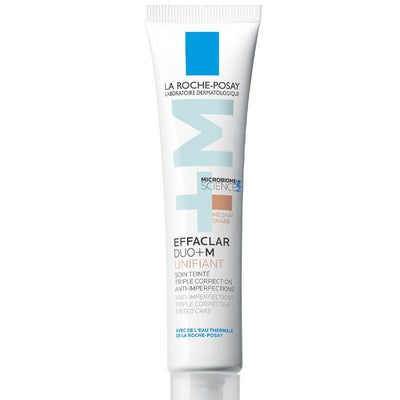 La Roche-Posay Effaclar Duo(+) M Tinted Acne Treatment: Medium Skin Tone, Blemish & Oil Control - 40ml