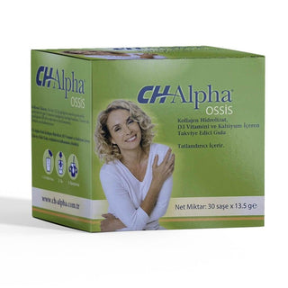 CH Alpha Collagen Supplement - 30 Sachets for Joint Health & Bone Density Support CH Alpha Collagen Supplement for Joint Health collagen supplement, joint health support, bone density, calcium and vitamin D3, hydrolyzed collagen, lemon flavored supplement, musculoskeletal health, dietary supplement, health and wellness