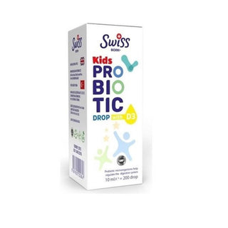 Swiss Bork Kids Probiotic Drop With D3 - Supports Digestive Health & Immune System for Children - 10 ml Swiss Bork Kids Probiotic Drop - Supports Kids' Health Kids Probiotic Drops, Probiotic Supplement for Children, Vitamin D for Kids, Swiss Bork Kids Probiotic, Probiotic Drops with Vitamin D, Kids Health Supplements, Digestive Health for Children, Immune System Support, Probiotics for Kids, Vitamin D Supplements, Child Nutrition, Healthy Gut for Kids