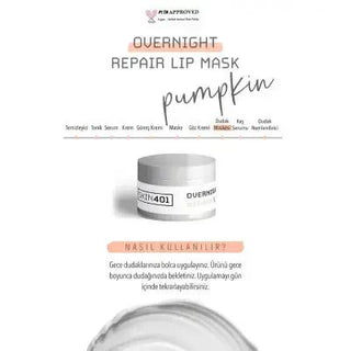 Skin401 Overnight Repair Lip Mask 20 ml - Hydrating Lip Care for Dry, Chapped Lips Skin401 Overnight Repair Lip Mask - Hydrating Lip Care Overnight Lip Mask, Lip Repair, Hydrating Lip Care, Natural Lip Care Ingredients, Sensitive Lip Care, Lip Mask, Dry Lip Care, Chapped Lip Solution, Lip Hydration, Skin401, Lip Care Routine, Natural Ingredients, Lip Care Products