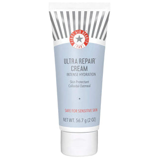 First Aid Beauty Ultra Repair Cream - Face and Body Moisturizer for Dry, Sensitive Skin - Vegan, Cruelty-Free, Gluten-Free Ultra Repair Cream - Vegan Face & Body Moisturizer face and body moisturizer, intense hydration, eczema relief, vegan skincare, cruelty-free skincare, gluten-free skincare, dry skin relief, sensitive skin care, skincare, moisturizer, rich cream, colloidal oatmeal, shea butter, allantoin