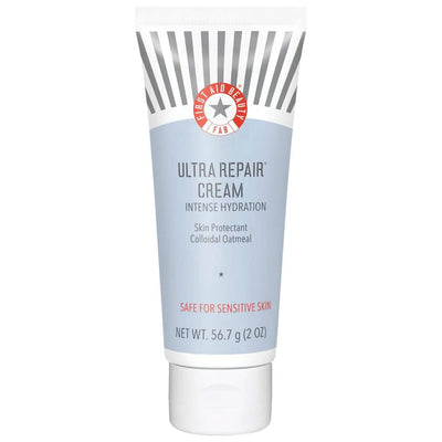First Aid Beauty Ultra Repair Cream - Face and Body Moisturizer for Dry, Sensitive Skin - Vegan, Cruelty-Free, Gluten-Fr