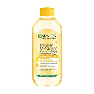 Garnier Vitamin C Enriched Micellar Water for Makeup Removal - 400ml Gentle Skincare Garnier Vitamin C Micellar Water for Makeup Removal Micellar Water, Makeup Removal, Vitamin C Enriched, Garnier Micellar Water, Skincare, Gentle Skincare, Sensitive Skin, Antioxidant Benefits, Brightening, Skincare Routine, Makeup Remover, Cleansing Solution, Cosmetic, Beauty Product, Skincare Essentials