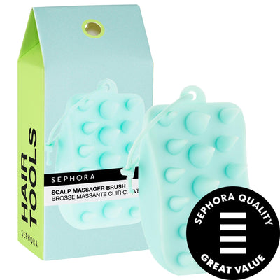 Silicone Scalp Massager by EcoTools - Eco-Friendly Hair Care for Healthy Scalp & Hair, Plastic-Free, Hygienic & Easy to 