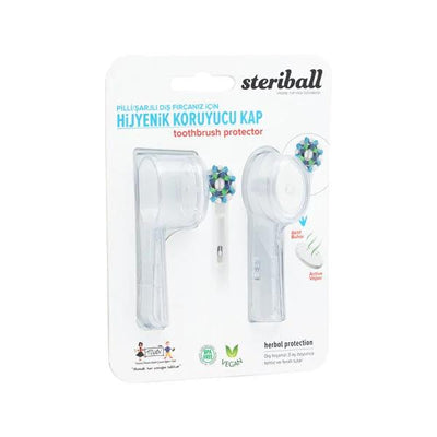 Steriball Electric Toothbrush Sanitizer - Natural Oral Care, Antibacterial & UV-Free Toothbrush Hygiene Solution