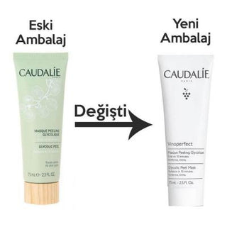 Caudalie Vinoperfect: Glycolic & Natural AHA Facial Peeling Mask - Brighten Dull Skin, Exfoliate Gently, & Reveal Radiant Complexion Caudalie Glycolic Peeling Mask: Brighten Dull Skin & Exfoliate glycolic peeling mask, exfoliating face mask, brightening face mask, natural AHA peel, viniferine skin brightening, facial peeling mask, dull skin treatment, radiance boosting mask, Caudalie peeling mask, gentle exfoliating mask, face mask, peeling mask, glycolic acid, natural AHA, viniferine, exfoliation, skin bri