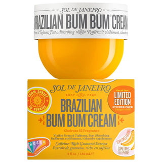 Sol de Janeiro Brazilian Bum Bum Visibly Firming Refillable Body Cream with Caffeine-Rich Guaranà - Hydrating, Non-Greasy Moisturizer for Dry Skin Sol de Janeiro Body Cream - Firming & Hydrating with Guaranà Body Cream, Firming Body Cream, Hydrating Body Cream, Guaranà Body Cream, Non-Greasy Moisturizer, Sol de Janeiro, Brazilian Bum Bum, Body Moisturizers, Body Lotions, Natural Ingredients, Botanical Ingredients, Dry Skin Solutions, Skincare Essentials, Warm Fragrance, Gourmand Scent, Salted Caramel, Pista