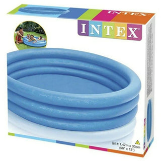 Intex Kristal Mavi Inflatable Swimming Pool: Safe, Fun Water Play for Kids - 57.87" Diameter, Durable Vinyl Intex Inflatable Pool: Kids Summer Fun! inflatable swimming pool, kids inflatable pool, childrens swimming pool, small inflatable pool, backyard pool for kids, portable swimming pool, intex inflatable pool, kristal mavi pool, 3 ring inflatable pool, inflatable pool 147cm, inflatable pool, kids pool, childrens pool, small pool, backyard pool, portable pool, intex pool, kristal mavi, 3 ring pool, pool 1