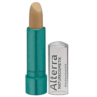 Alterra Organic Concealer Stick - Natural Blemish Coverage, Vegan & Dermatologically Tested Alterra Organic Concealer - Natural Blemish Coverage organic concealer stick, natural concealer, blemish concealer, vegan concealer, dermatologically tested concealer, concealer for sensitive skin, Alterra concealer, organic jojoba oil concealer, pomegranate extract concealer, non-comedogenic concealer, concealer, organic makeup, natural makeup, vegan makeup, sensitive skin, blemish coverage, redness coverage, spot t