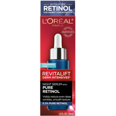 L'Oréal Paris L'Oreal Paris Revitalift Pure Retinol Night Face Serum, 1 fl oz