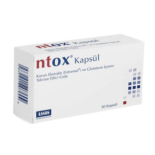 Ntox Glutathione Supplement - 30 Capsules, Dietary supplement capsules Eczanecomtr Ntox Glutathione Supplement - 30 Capsules Ntox Glutathione Supplement - 30 Capsules glutathione, dietary-supplement, health-supplement, capsules, antioxidant, wellness, eating-well, detox, eczanecomtr, ai-generated