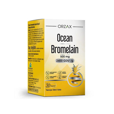 Ocean Nutrition Bromelain Dietary Supplement - 500mg Capsules for Digestive Health Support & Anti-Inflammatory Benefits