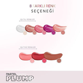 pastel plump up hydrating gloss 208 packaging, applicator of pastel plump up lip gloss, swatch of pastel plump up extra hydrating gloss Pastel Plump Up Extra Hydrating Plumping Gloss 208 - Instant Hydration and Volume for All Lips | 5.3 ml Pastel Plump Up Gloss - Hydrating & Plumping plumping-gloss, hydrating-lip-gloss, vegan-lip-care, pastel-cosmetics, makeup, hydration, lip-enhancer, beauty-products, cruelty-free, ai-generated