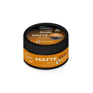 Hobby Mat Hair Wax - Strong Hold Styling with Activated Charcoal, 24-Hour Lasting Hobby Mat Hair Wax - Strong Hold with Activated Charcoal hair wax, long-lasting hair styling, activated charcoal hair care, strong hold styling product, 24-hour styling, hair care products, styling wax, men's grooming, hair styling products, beauty products, cosmetics