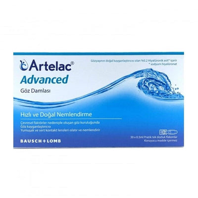 Artelac Advanced Hydrating Eye Drops – 30 x 0.5 ml